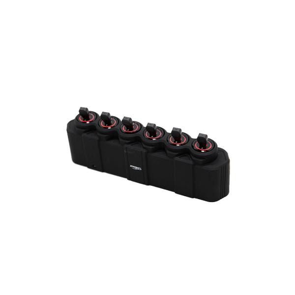 Wireless 6 Gang Marine Rocker Switch Panel for 2023 Most Popular Vehicle