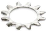 5mm Stainless Steel SUS AISI 316 316L Plain Finish Serrated Lock Washer With