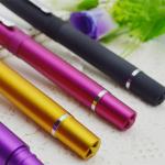 Gel pen,Promotional gel-ink pen with cap,black rubber gel-ink pen