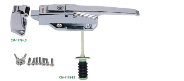 Stainless Steel Die Cast Zinc Safety Latches Inside Release Handle For Freezer