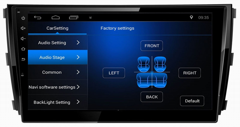 Ouchuangbo car dvd gps navigation android 8.1 for Zotye T600 RK3188 Cortex-A9 1.6GHz 4 Cores bluetooth