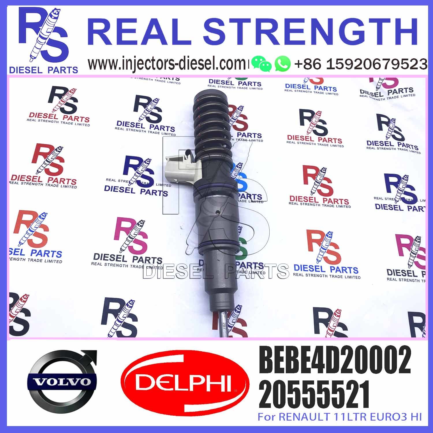 Diesel Injector 21028880, 7421028880, 7421644598, 7485003042, BEBE4D20002 FOR V-O-L-V MD11, 3125