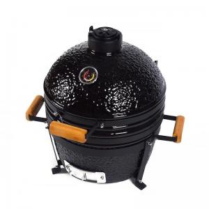Wholesale Black Ceramic Kamado Charcoal Grill 16 Inch Premium Mini Tabletop from china suppliers