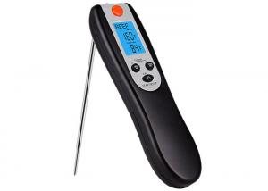 Wholesale Instant Read Foldable BBQ Meat Thermometer , Digital Meat Thermometer With Talking Function from china suppliers