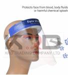 Resistant Spitting Anti-Fog Lens adjustable disposable medical face shield for