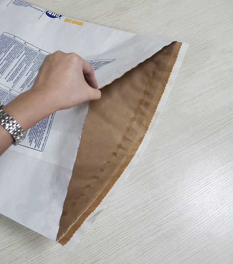 Customized Surface Handling Heat Sealed Paper Bags For Food Preservation