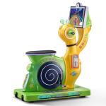 Playfun Coin Operated Kiddie Rides Snail Bike Parent Child Interactive Arcade