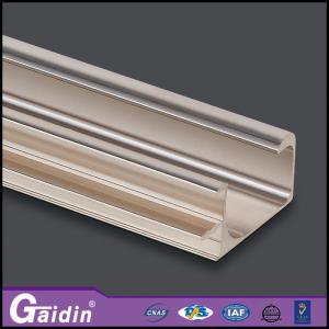 Wholesale aluminum extrude modern recessed woodgrain kitchen cabinet shower door handle profiles from china suppliers