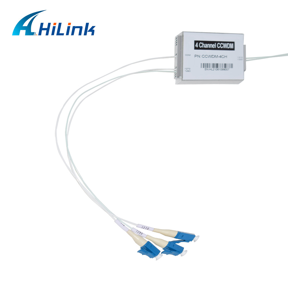 Compact CWDM Mutiplexer Module LC/UPC Low Insertion Loss WDM Network