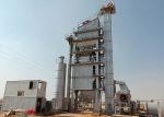 160tph Batch Type Stationary Asphalt Plant Low Emission Simple Foundation