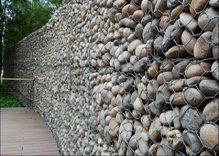 ASTM A974 Standard Gabion Wire Mesh With Low Carbon Iron Wire And Zinc Coated 220-270g