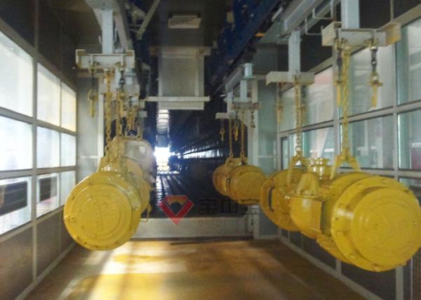 Powder Coating Line Equipment For Construction Vehicle Components Autatic Paint