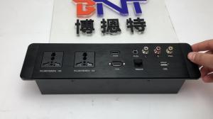 Wholesale universal standard socket outlet multimedia aluminum face plate wall socket from china suppliers