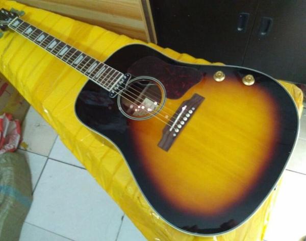 2018 New 3 tones Chibson G160E Acoustic guitar sunburst John Lennon G160