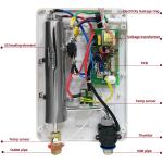 OEM Tankless Small Water Heater 5.5KW 6KW Wall Hung Electric Water Heater