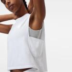 Loose Sleeveless Workout Crop Tops Polyester Spandex Muscle Tank Shirts
