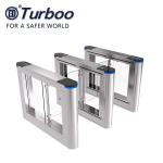 Self Closing Fast Lane Barrier Gate 304 Stainless Steel For Metro Station Mass