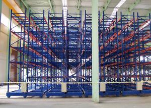 China Warehouse 4 Tier Steel Pallet High Density Rack Movable ISO CE Certified on sale