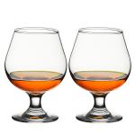 Short Stem Cognac Brandy Glass Crystal Cup Goblet Lead Free ODM