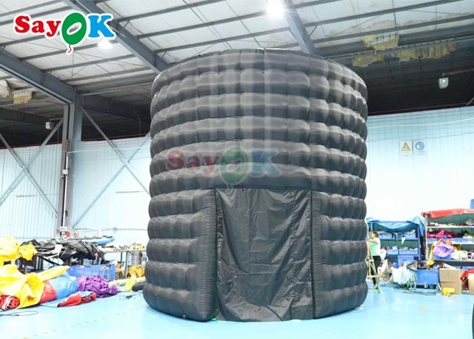 Customized Air 360 Photo Booth Enclosure Inflatable Cube Backdrop Tent For Party
