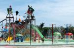 Fiberglass Aqua Playground Equipment Big Water House For Family Fun Custom