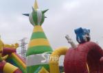 20x10m outdoor kids giant inflatable amusement park made of 1st class pvc