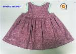 Comfortable Texture Baby Girl Sleeveless Dress , 100% Cotton Toddler Girl Floral