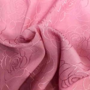Wholesale Abstract pattern 140cm 100% Viscose Jacquard Satin Fabric Jacquard Dress Material from china suppliers