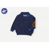 Buy cheap Long Sleeves Boys Shawl Neck Sweater / Jumper , Boys Wool Jumper Fake Suede from wholesalers