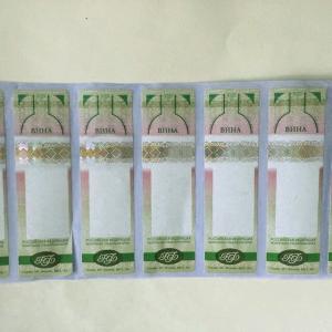 Wholesale Anti-Counterfeit Waterproof Holographic Security Paper Cigarette And Wine Bottle Tax Stamp from china suppliers