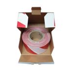Red/White Hazard Warning Tape Road Safety Caution Tape Reflective PVC Barricade