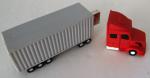 Van Shape PVC USB Flash Drive / Pvc Usb Driver With Gift Box Packaging