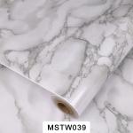 Modern Style PVC Self Adhesive Marble Wallpaper Waterproof Oil Proof Sticker