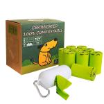 plastic bags degradable disposable pet dog waste poop bag for pet leash toilet