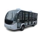 Green Color Electric Sightseeing Bus With 7.5 Kw Motor 72V Battery