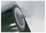 120 μm Dark Green LDPE Film For Tape Sealing Strip, Without Silicone Transfer No