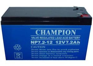 Wholesale China Champion UPS Battery 12V7.2Ah NP7.2-12 Lead Acid AGM Battery VRLA Battery, SLA Battery from china suppliers