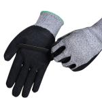 Impact Cut Level 5 Nitrile Dipped Cut Resistant Gloves 28cm For Gardening