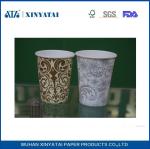 Recyclable Insulated Compostable Paper Cups 12oz Disposable Takeaway Coffee Cups