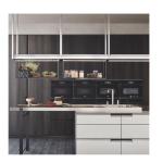 European Style Villa/Apartment Kitchen Cabinets with Customized Veneer Color