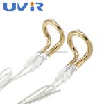 650W 120V Bat Shaped Ring Infrared Lamps Vacuum Golden Reflector