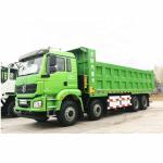 Shacman CNG Dump Truck 6X4 8X4 Tipper Truck Left Steering Euro 3 12 Gears