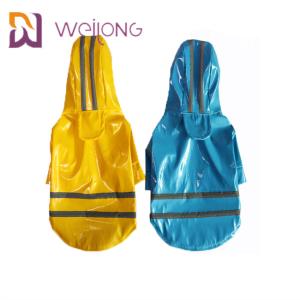 Wholesale PU Leather Lightweight Pet Raincoat Windproof Puppy Rain Jacket from china suppliers