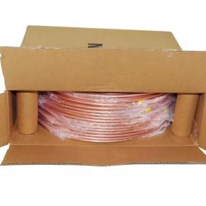 Wholesale ASTM C12200 Bright Copper Tube Pipe Coil 150mm For Refrigeration Equipment from china suppliers