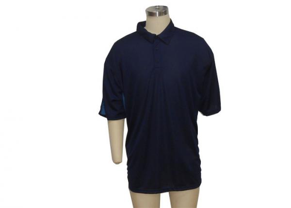 Quality Latest Men'S Summer Polo Shirts , Plain Black Men'S Polo Neck T Shirts for sale