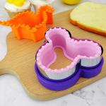 Heart Star Mickey Shapes Bread DIY Sandwich Cutter Stainless Steel