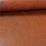 Thickness 0.7mm 100% Polyester Brushed Backing PVC Leather Fabric For Car Seat