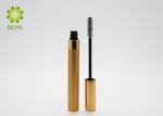 Golden Empty Mascara Tube , Aluminum Material Mascara Empty Container