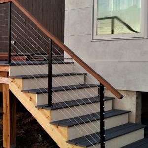 China Easy Install Modern U Shaped Staircase Spiral Timber Glass Balustrade Stairs on sale