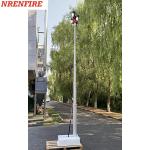 4x120W LED lamps mounted roof mast light 4.5m pneumatic telescopic mast, vehicle